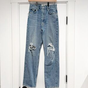 Agolde 90s pinch waist high waist straight leg denim size 27